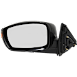 Driver Side Mirror, Power, Manual Folding, Heated, Paintable, In-housing Signal Light, No Memory, No Puddle Light, No Auto-Dimming, No Blind Spot Feature
