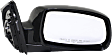 Passenger Side Mirror, Power Adjust, Manual Folding, Non-Heated, Paintable, In-housing Signal Light, No Memory, No Puddle Light, No Auto-Dimming, No Blind Spot Feature