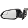 Driver Side Mirror, Power Adjust, Manual Folding, Heated, Paintable, No Signal Light, No Memory, No Puddle Light, No Auto-Dimming, With Blind Spot Glass, 4 Cyl., 1.6L Engine
