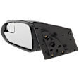 Driver Side Mirror, Power Adjust, Manual Folding, Heated, Paintable, No Signal Light, No Memory, No Puddle Light, No Auto-Dimming, With Blind Spot Glass, 4 Cyl., 1.6L Engine
