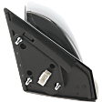 2013-2017 Hyundai Santa Fe Sport - Driver Side Mirror, Power, Manual Folding, Non-Heated, Paintable, No Signal Light, No Memory, No Puddle Light, No Auto-Dimming, No Blind Spot Feature