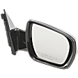 Passenger Side Mirror, Power, Manual Folding, Non-Heated, Paintable, No Signal Light, No Memory, No Puddle Light, No Auto-Dimming, No Blind Spot Feature