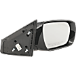 Passenger Side Mirror, Power, Manual Folding, Non-Heated, Paintable, No Signal Light, No Memory, No Puddle Light, No Auto-Dimming, No Blind Spot Feature