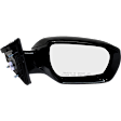Passenger Side Mirror, Power, Manual Folding, Heated, Paintable, No Signal Light, No Memory, No Puddle Light, No Auto-Dimming, No Blind Spot Feature