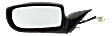 Driver Side Mirror, Power Adjust, Manual Folding, Non-Heated, Paintable, In-housing Signal Light, No Memory, Puddle Light, Auto-Dim, and Blind Spot Feature, For Models With Side Repeater Lights