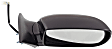 Passenger Side Mirror, Power, Manual Folding, Non-Heated, Paintable, In-housing Signal Light, No Memory, Puddle Light, Auto-Dim, and Blind Spot Feature, For Models With Side Repeater Lights