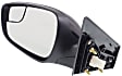 Driver Side Mirror, Power Adjust, Manual Folding, Heated, Paintable, In-housing Signal Light, No Memory, No Puddle Light, No Auto-Dimming, With Blind Spot Glass