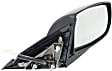 Passenger Side Mirror, Power Adjust, Manual Folding, Heated, Paintable, In-housing Signal Light, No Memory, Puddle Light, Auto-Dimming, and Blind Spot Feature, For Models With Side Repeater Lights