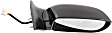 Passenger Side Mirror, Power Adjust, Manual Folding, Heated, Paintable, In-housing Signal Light, No Memory, Puddle Light, Auto-Dimming, and Blind Spot Feature, For Models With Side Repeater Lights