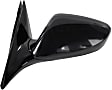 Driver Side Mirror, Power Adjust, Manual Folding, Heated, Paintable, No Signal Light, No Memory, No Puddle Light, No Auto-Dimming, With Blind Spot Glass