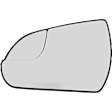 2017-2020 Hyundai Elantra - Driver Side Mirror Glass, Non-Heated, No Blind Spot Feature, with Backing Plate, USA/Korea Built Vehicle