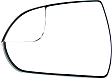 2017-2020 Hyundai Elantra - Driver Side Mirror Glass, Non-Heated, No Blind Spot Feature, with Backing Plate, USA/Korea Built Vehicle