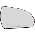 Passenger Side Mirror Glass, Non-Heated, No Blind Spot Feature, with Backing Plate, USA/Korea Built Vehicle