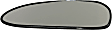 Driver Side Mirror Glass, Non-Heated, No Blind Spot Feature
