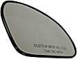 Passenger Side Mirror Glass, Non-Heated, No Blind Spot Feature