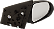 Passenger Side Mirror, Power Adjust, Manual Folding, Heated, Paintable, In-housing Signal Light, No Memory, No Puddle Light, No Auto-Dimming, No Blind Spot Feature, 4 Cyl., 1.6L Engine