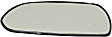 Driver Side Mirror Glass, Heated, No Blind Spot Feature