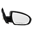 Passenger Side Mirror, Power, Manual Folding, Heated, Paintable, No Signal Light, No Memory, No Puddle Light, No Auto-Dimming, No Blind Spot Feature