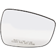 Passenger Side Mirror Glass, Non-Heated, No Blind Spot Feature