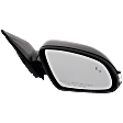 Passenger Side Mirror, Power Adjust, Manual Folding, Heated, Paintable, In-housing Signal Light, No Memory, No Puddle Light, No Auto-Dimming, With Blind Spot Detection in Glass