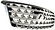 Grille, Chrome Shell and Insert, Base Model