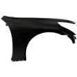 Front, Passenger Side Fender, Sedan, For Models without Sport Package, CAPA Certified