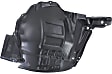 Front, Passenger Side, Front Section Fender Liner, Base Model