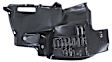 Front, Driver Side, Front Section Fender Liner, 8 Cyl., 4.1L Engine