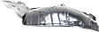 Front, Driver Side, Front Section Fender Liner, 6 Cyl., 3.5L Engine, Sedan