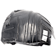 Front, Passenger Side, Front Section Fender Liner
