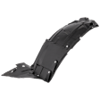 Front, Driver Side, Front Section Fender Liner, Base Model, 6 Cyl., 3.5L Engine, Coupe