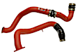 SES1573ICPWR SES Series Intercooler Hose - Red, Aluminum, Direct Fit, Set of 2