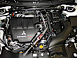 2011 Mitsubishi Lancer - Prebent Exhaust Pipe, Turbocharged; Intercooler pipes only, Aluminized Steel, 4 Cyl 2.0L
