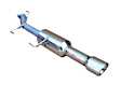 SES1971AB Cat-Back Exhaust System, 1.6L, 4Cyl, Made of Stainless Steel, Super SES Series