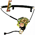 Front, Passenger Side Power Window Regulator, With Motor