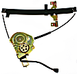 Front, Passenger Side Power Window Regulator, With Motor
