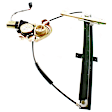 Front, Driver Side Power Window Regulator, With Motor