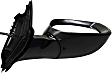 Passenger Side Mirror, Power, Manual Folding, Heated, Paintable, In-housing Signal Light, No Memory, Puddle Light, Auto-Dim, and Blind Spot Feature, For Models Without Around View Monitor