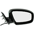 2013 Infiniti JX35 Base - Passenger Side Mirror, For Models Without Premium Package, Power Adjust, Heated, Paintable, Power Folding, No Signal Light, No Blind Spot Feature, No Memory, No Puddle Light, No Auto-Dimming