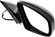 Passenger Side Mirror, Power Adjust, Power Folding, Heated, Paintable, No Signal Light, With memory, No Puddle Light, No Auto-Dimming, No Blind Spot Feature, Base Model