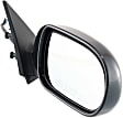 Passenger Side Mirror, Power Adjust, Heated, Manual Folding, Paintable, No Signal Light, Memory, Puddle Light, Auto-Dimming and Blind Spot Feature, Sedan