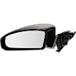 Driver Side Mirror, Power, Non-Heated, Manual Folding, Paintable, No Signal Light, Memory, Puddle Light, Auto-Dimming and Blind Spot Feature, Coupe
