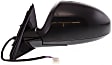 Driver Side Mirror, Power Adjust, Manual Folding, Non-Heated, Paintable, No Signal Light, No Memory, No Puddle Light, No Auto-Dimming, No Blind Spot Feature, Base Model