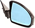 Passenger Side Mirror, Power Adjust, Non-Heated, Manual Folding, Paintable, with Rear View Monitor, No Signal Light, No Memory, No Auto-Dimming, No Blind Spot Feature, Base Model