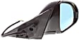 Passenger Side Mirror, Power Adjust, Non-Heated, Manual Folding, Paintable, with Rear View Monitor, No Signal Light, No Memory, No Auto-Dimming, No Blind Spot Feature, Base Model