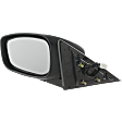 Driver Side Mirror, Power, Non-Heated, Manual Folding, Paintable, No Signal Light, Memory, Puddle Light, Auto-Dimming and Blind Spot Feature, Coupe