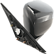 Driver Side Mirror, Power, Non-Heated, Manual Folding, Paintable, No Signal Light, Memory, Puddle Light, Auto-Dimming and Blind Spot Feature, Coupe