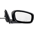 Passenger Side Mirror, Power, Non-Heated, Manual Folding, Paintable, No Signal Light, Memory, Puddle Light, Auto-Dimming and Blind Spot Feature, Coupe