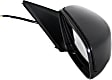 Passenger Side Mirror, Power, Non-Heated, Manual Folding, Paintable, No Signal Light, Memory, Puddle Light, Auto-Dimming and Blind Spot Feature, Coupe