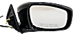 Passenger Side Mirror, Power, Non-Heated, Manual Folding, Paintable, No Signal Light, Memory, Puddle Light, Auto-Dimming and Blind Spot Feature, Sedan